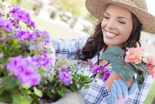 Professional planting services in Barkingside creating a refreshed garden border
